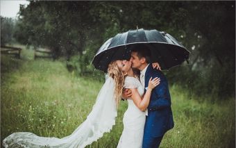 Дождь на свадьбу примета