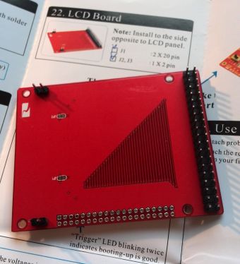Плата LCD экрана осциллографа DSO138