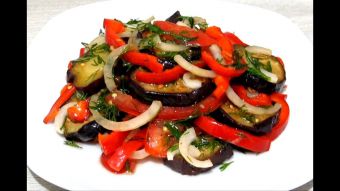Салат из баклажанов: рецепты приготовления