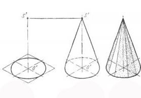 Технический рисунок конуса черчение