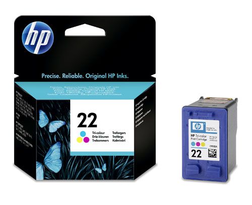 Как заправить картридж hp 22 цветной самому