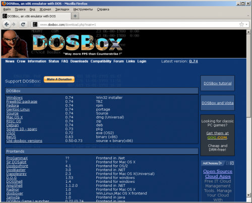 Как открыть asm файл в dosbox