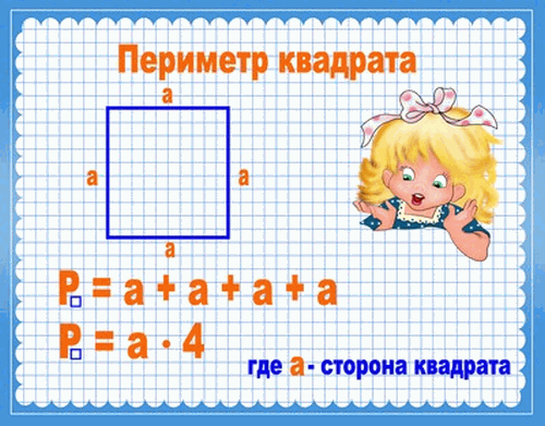 Периметр картинка для детей