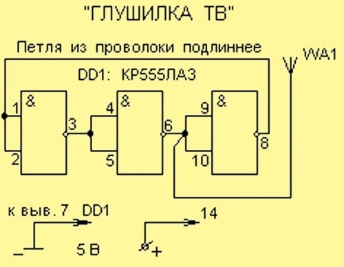 Глушилка 4g схема