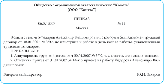 Создать распоряжение. Приказ. Как сделать приказ. Отмена приказа о приеме на работу. Приказ об аннулировании приказа о приеме на работу.