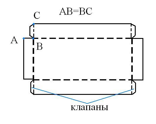 Сделать кула. Схема коробки из картона. Чертёж коробки из картона. Прямоугольная коробка из картона. Лекало коробочки из картона.