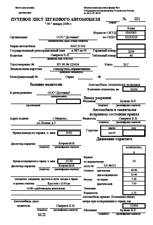 Листам на русском автомобили