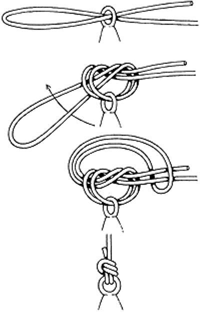Как сделать петлю на леске для поводка легкий способ схема