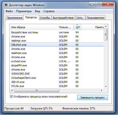 Как найти процессы тормозящие компьютер виндовс 7