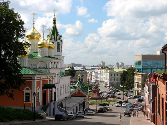 Въезд в нижний новгород фото