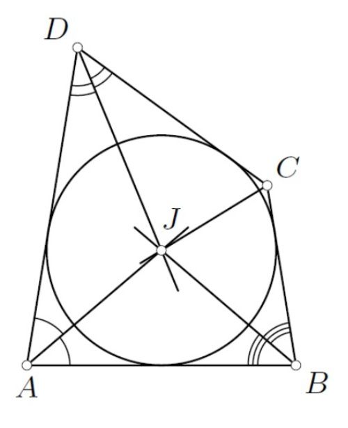 Как нарисовать вписанную окружность