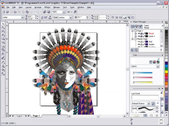 Прозрачный фон corel photo paint