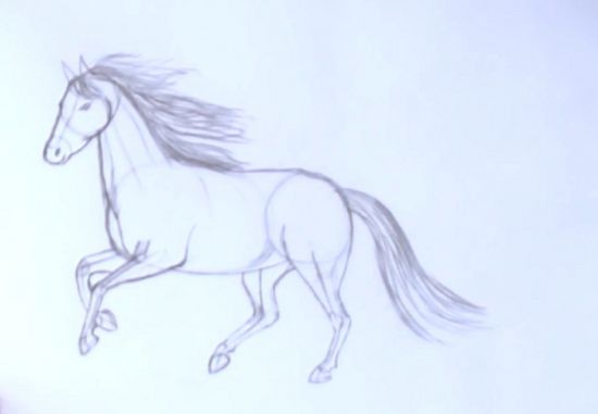 Нарисовать лошадь просто