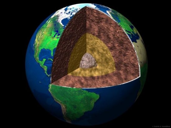 Как выглядит ядро земли в реальности фото