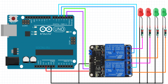 Управление реле по ethernet при помощи arduino