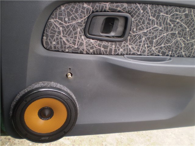 How to install speakers in front doors