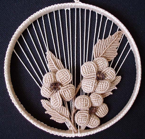 Плетение макраме из джутовой веревки своими руками фото