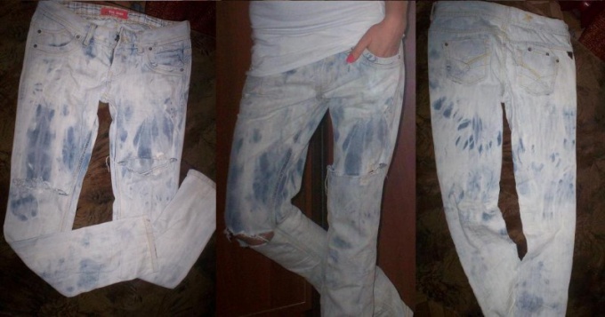 Как выварить джинсы