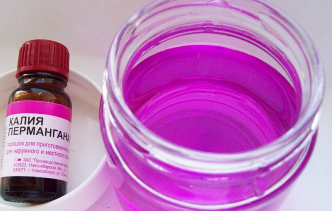 How to do the bath with potassium permanganate