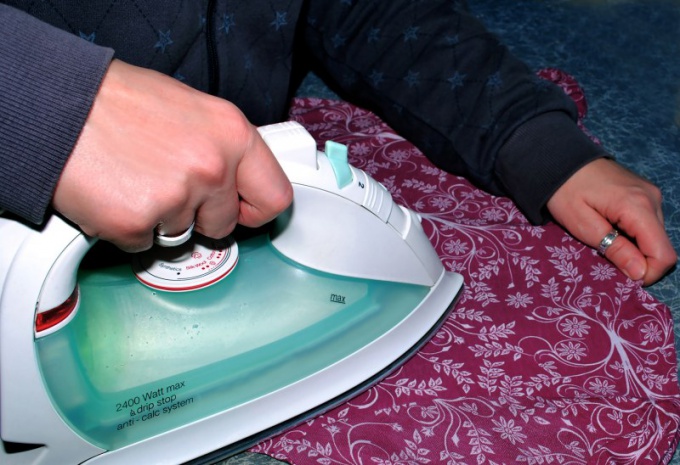 How to iron polyester