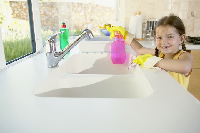 How to clean frosted glass