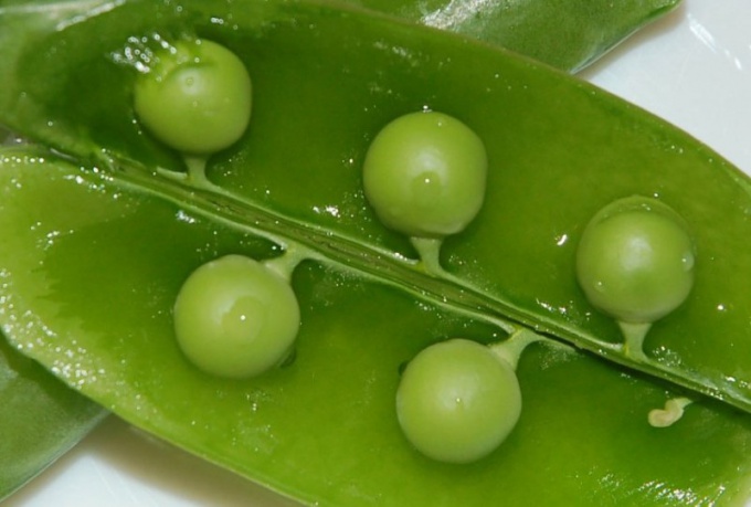 As steamed peas