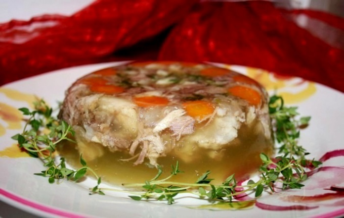 How to cook chicken aspic