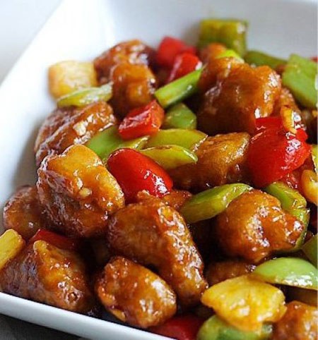 How to cook chicken in sweet and sour sauce