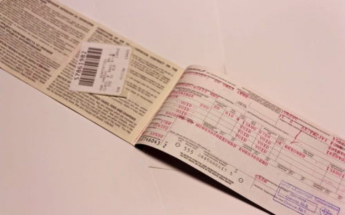 Бумажный билет