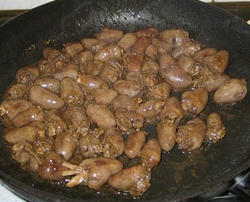 How to cook chicken hearts