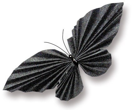 How to cut a butterfly out of paper