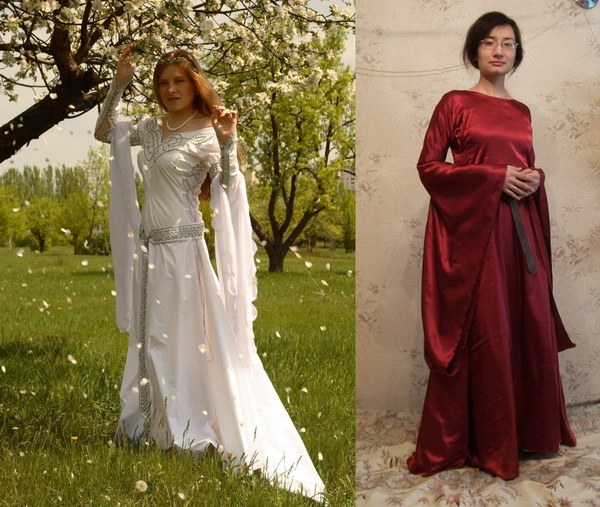 Как сшить средневековое платье