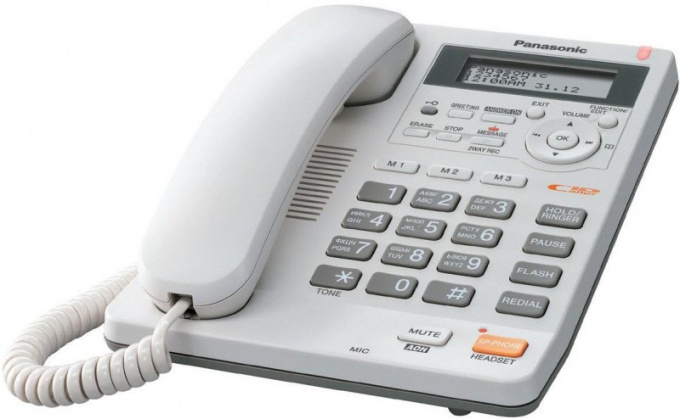 How to set caller ID in phones Panasonic