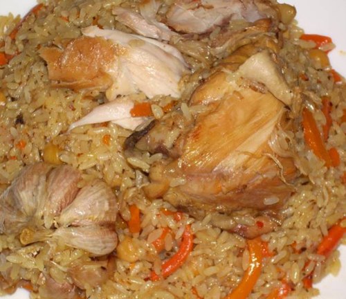 How to make pilaf chicken