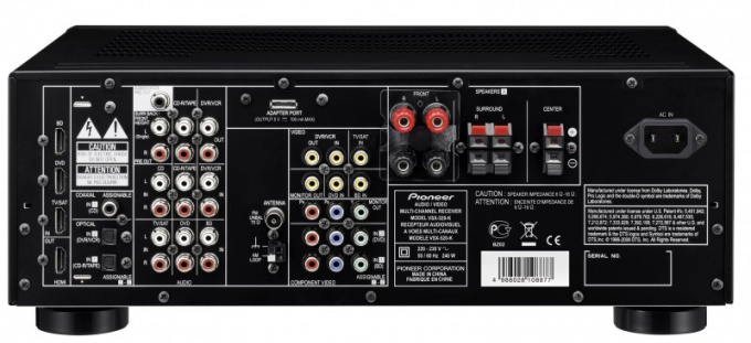 How to connect a monitor to the receiver