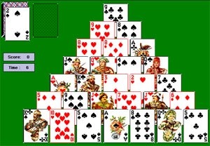 How to put card solitaire