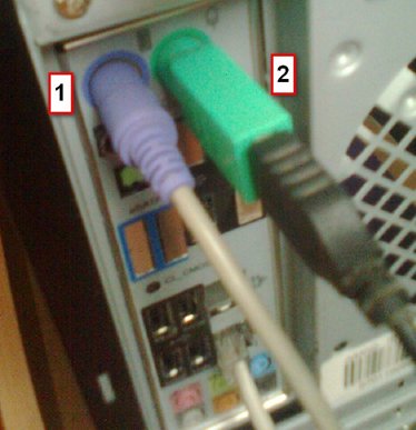 How to connect the system unit