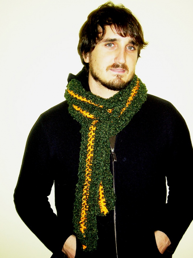 Как носить шарф мужчинам