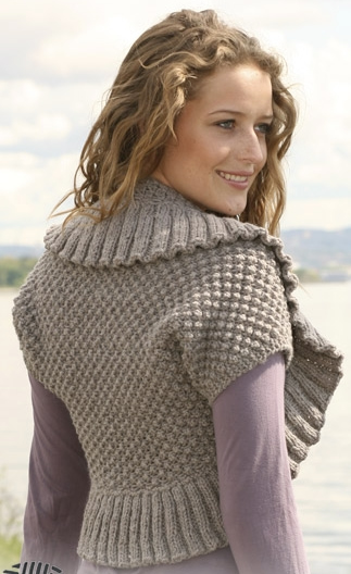 How to knit knitting Bolero