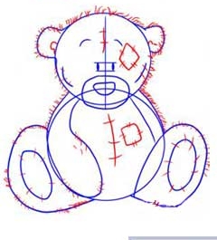 How to draw a Teddy bear