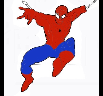 How to draw spider-man