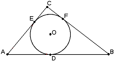 Как вписать треугольник в окружность