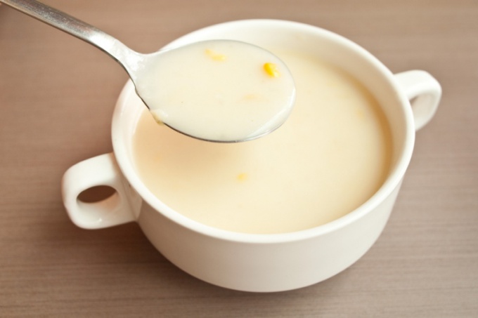 How to cook milk soup