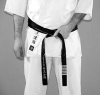 How to tie your belt in karate