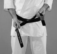 How to tie your belt in karate