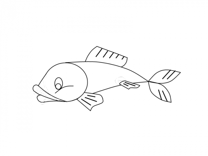 Как нарисовать <strong>рыбу</strong>