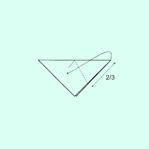Как сделать треуголку