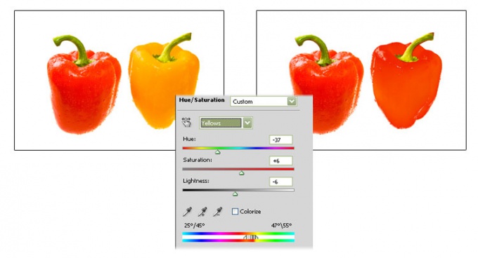 How to change the color in photoshop