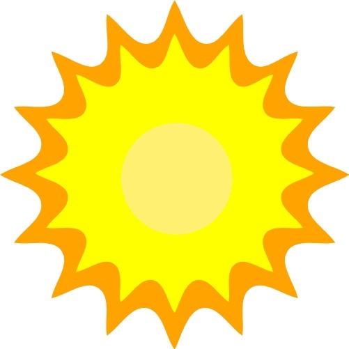 How to draw the sun