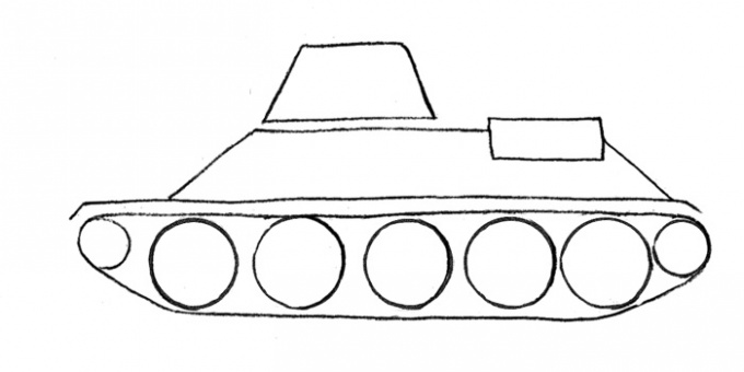 How to draw a tank